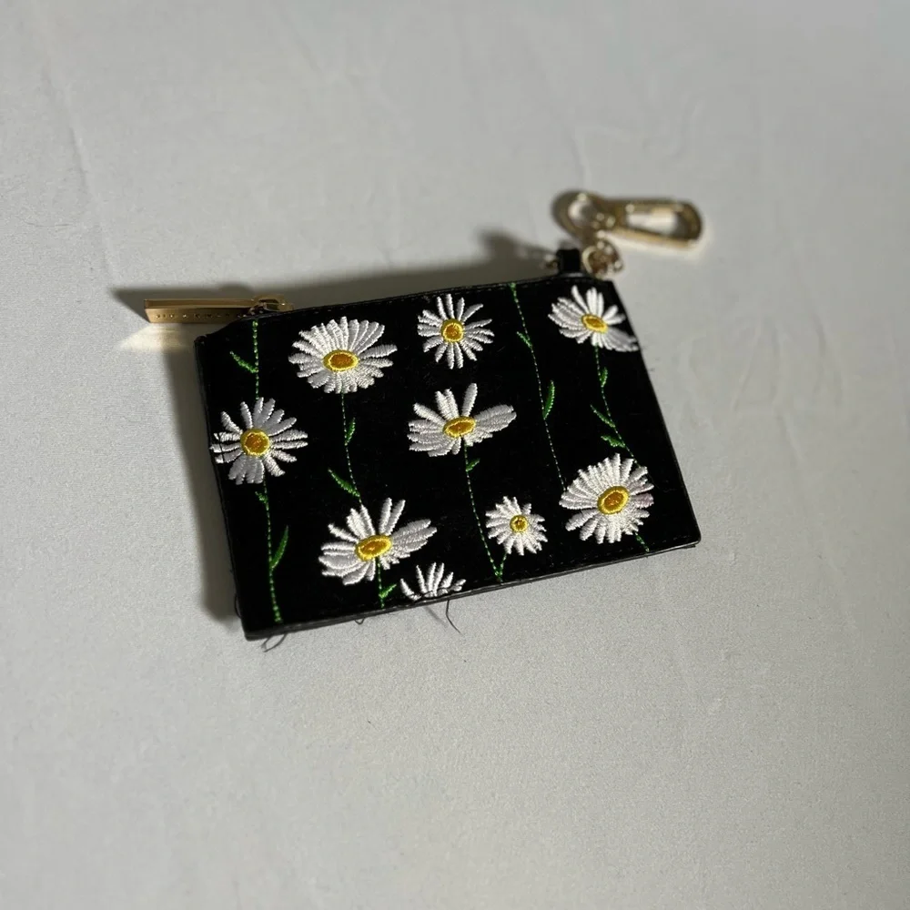 Skinny Dip Daisy embroidered‎ coin purse